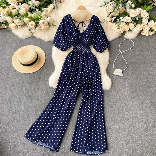 Sexy Polka Dot Jumpsuit