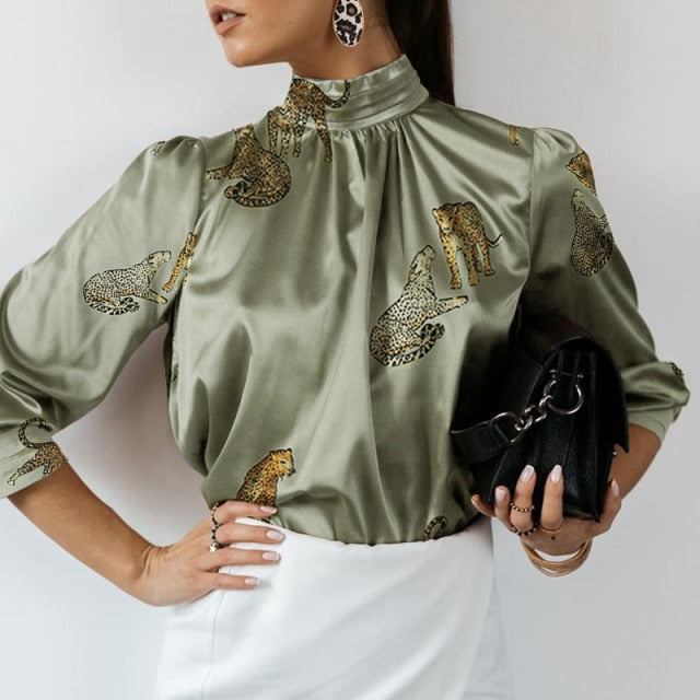 Long Sleeve Party Blouse