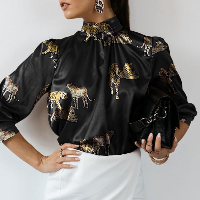 Long Sleeve Party Blouse