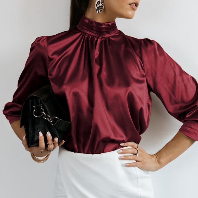 Long Sleeve Party Blouse