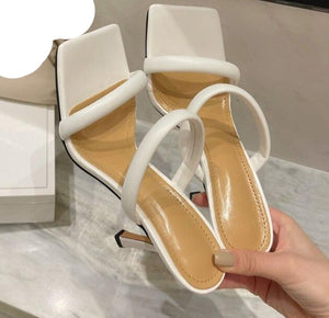 Thin Heels Slippers Sandals