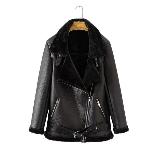 Faux Leather Jacket