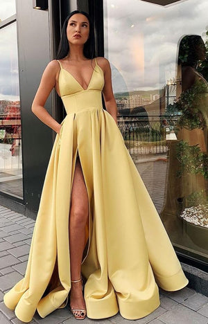 Sexy Satin Evening Dress