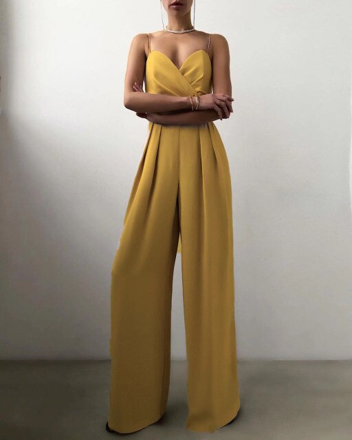 Elegant Wide Leg Jumpsuit