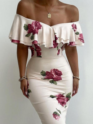 Off Shoulder Women Dress