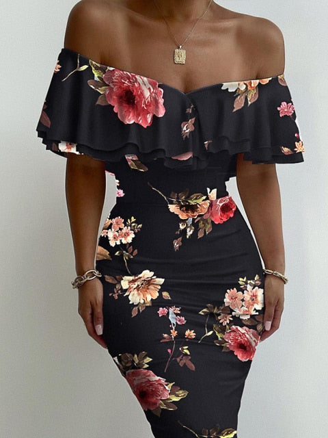 Off Shoulder Women Dress